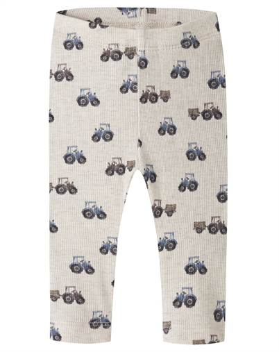 Name it - NBMLudwig Long Leggings - Peyote Melange